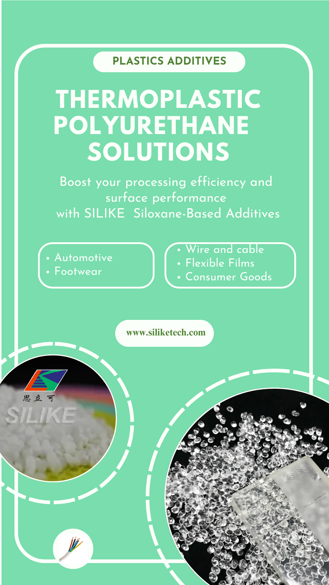 Plastics additive for TPU SILIKE LYSI-409 Enhancing Processability and Surface Quality